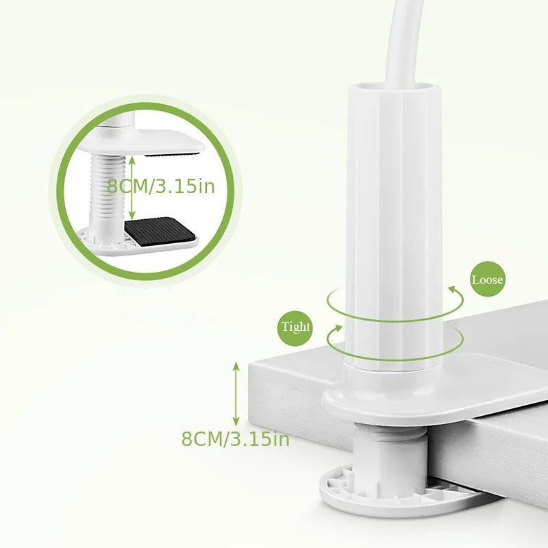 Lazy Bedside DesktopMobile Phone Clamp Bracket